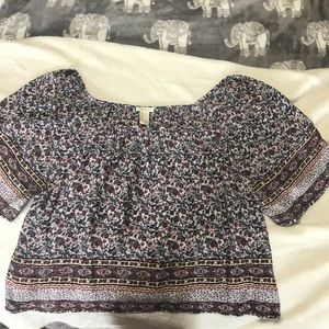 FOREVER 21 FLORAL TOP